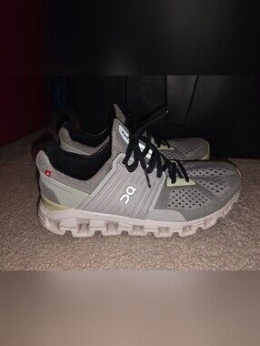 On Cloudswift Running Shoes Alloy/Glacier Womens 7.5